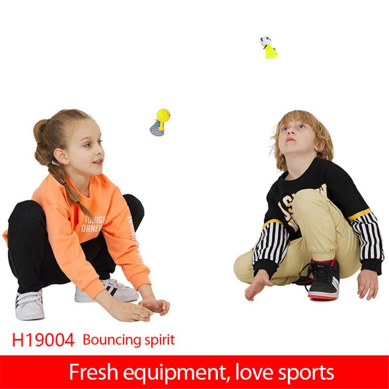 1Pc Kinderen Grappig Bounce Pop Speelgoed Panda Pop Creatieve Lente Hele Persoon Speelgoed Leisure Voor Kids Willekeurige Kleur