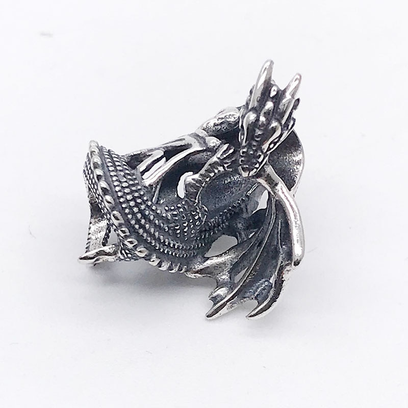 925 Sterling Silber Eis Feuer Drachen Charme Korn passen Europäischen Armbinde Schmuck