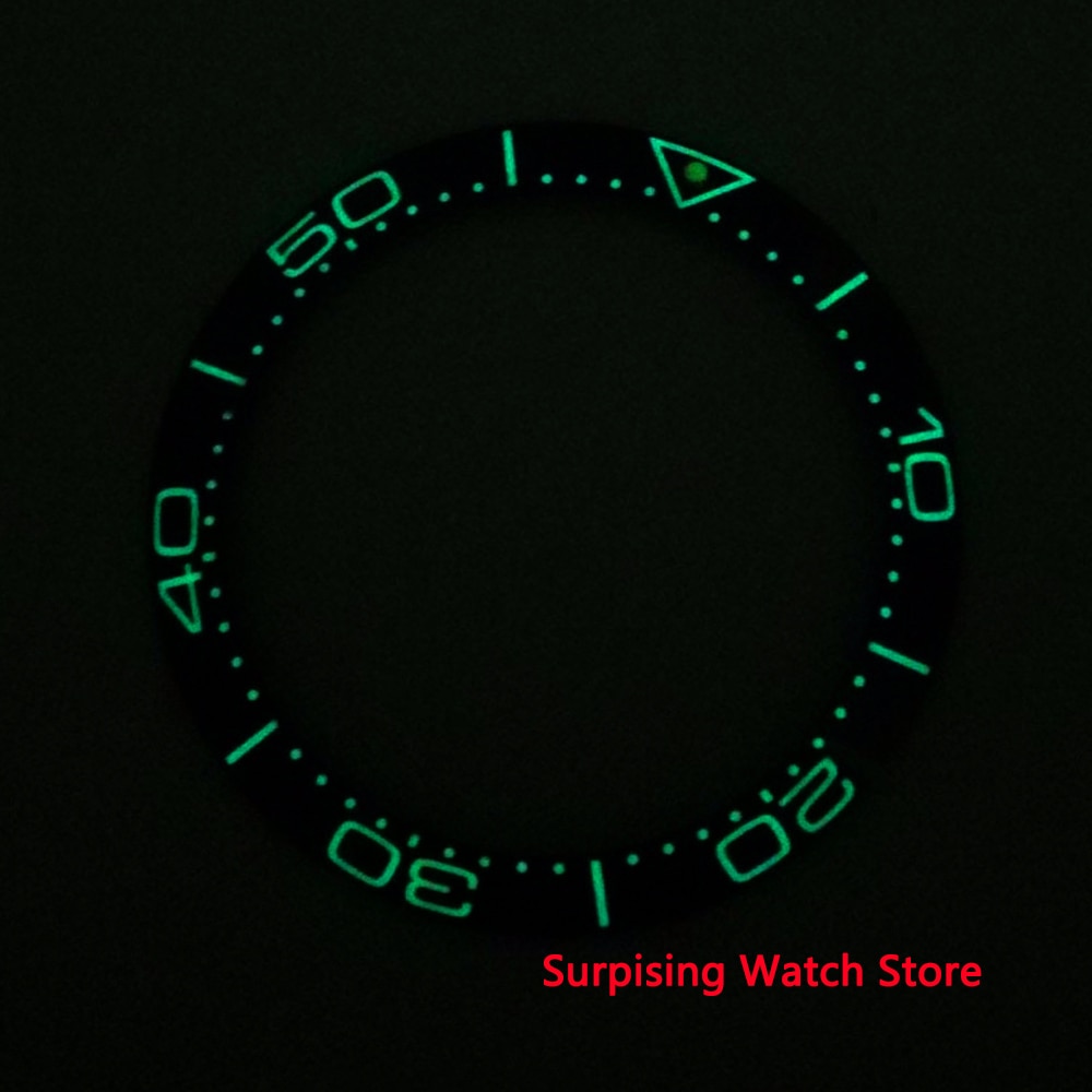 38 Mm Super Lichtgevende Bezel Ring Insert Keramische Horloge Bezel Past Voor 40 Mm Automatisch Horloge