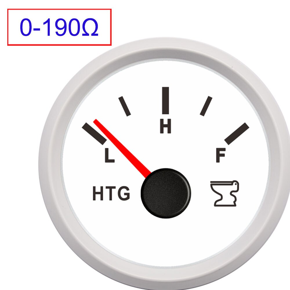52mm nivåmätare för marint avlopp &amp; 150-450mm vattenavloppsnivågivare för 0-190/240-33 ohm marin båt rv tank avloppsvattennivåmätare: Ww -0-190 ohm