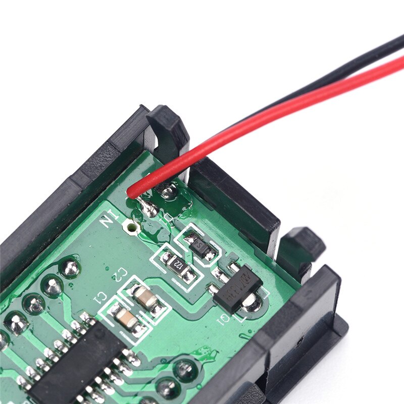 1pc DC 0-30V car Mini voltmeter tester Red Auto Digital voltage test battery