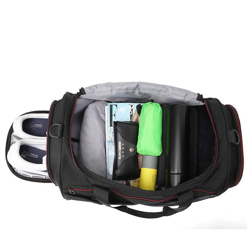 Nuovo Multifunzione Borsa da Viaggio di Affari Impermeabile Duffle Bag per Il Viaggio di Stoccaggio Borse Bagaglio a Mano con Il Pattino Del Sacchetto Tasche Multiple