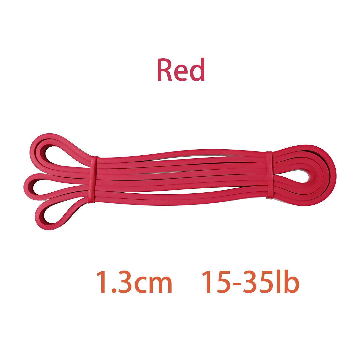Bandas de asistencia para tirar hacia arriba, banda de resistencia al estiramiento, banda de movilidad, Powerlifting, entrenamiento duradero, expansor de bucle de tirar hacia arriba para ejercicio de 208cm: Rojo