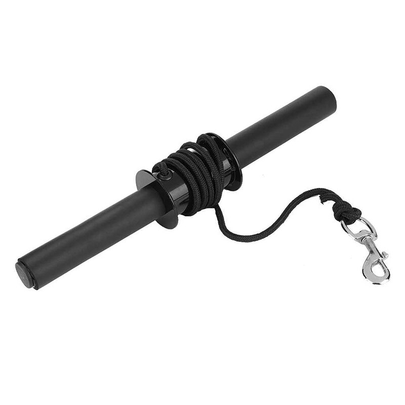 ELOS-Cuerda de entrenamiento de antebrazo y muñeca de rodillo de antebrazo con mango de espuma y hebilla para entrenamiento de peso, entrenamiento