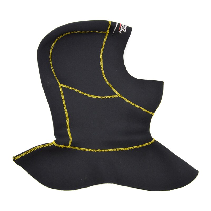 3MM Neoprene Scuba Diving Hood with Shoulder Wetsuit Hood Snorkeling Hat Headgear TOO789