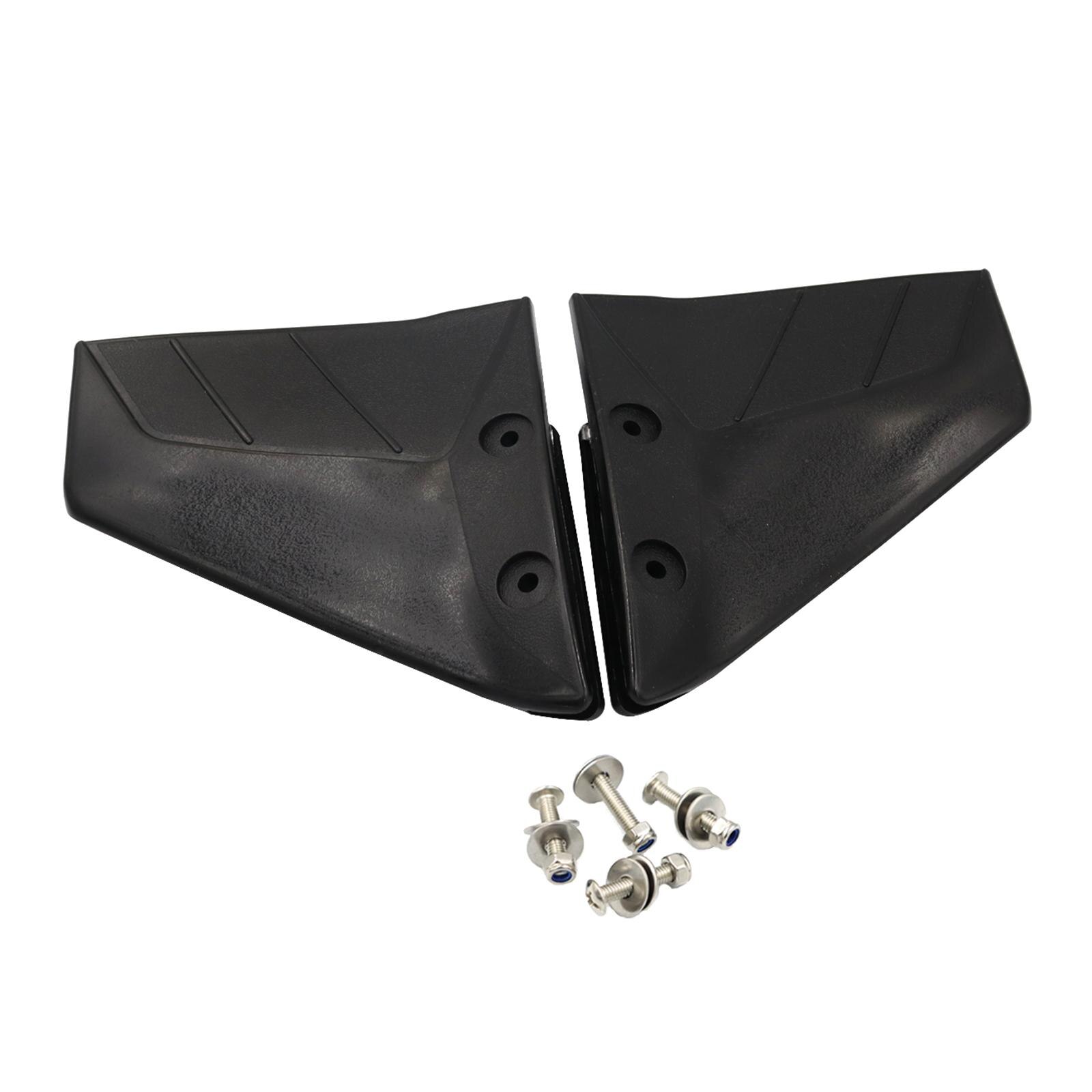 2Pcs Draagvleugelboot Stabilisator Past 4HP Om 50HP Uv-Bestendig Aft Draagvleugelboot Motor Stabilisator Marine Accessoires Met Bout Moer zwart