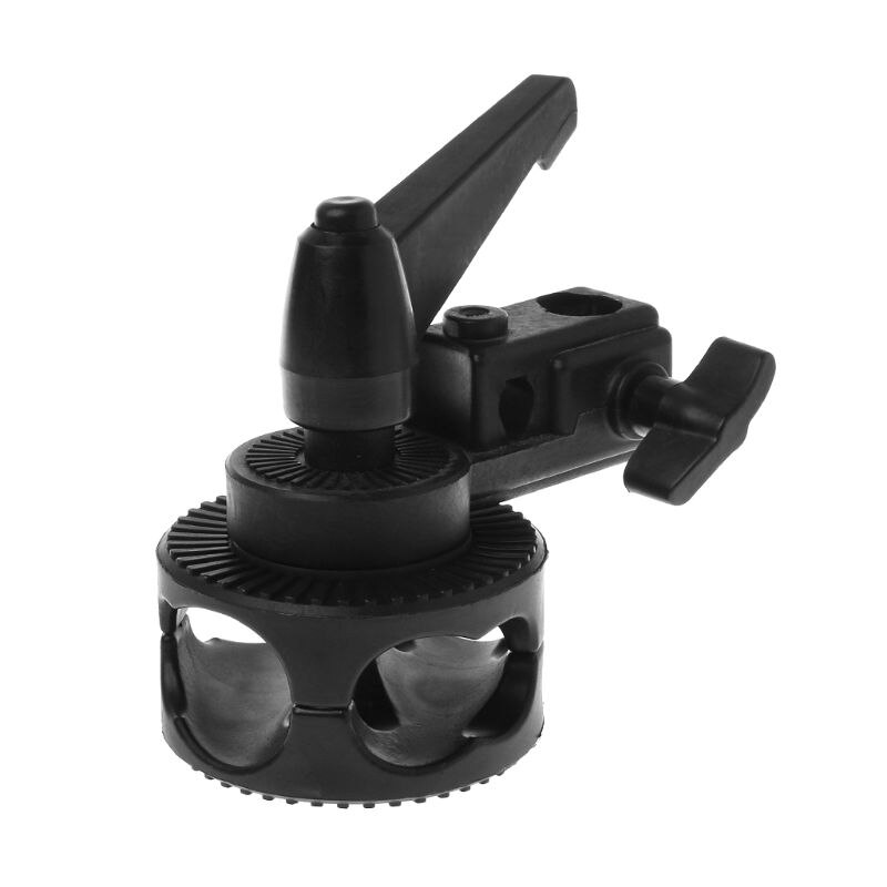 Grip Head Clamp Mount - Swivel Head Angle - 105mm Total Length - ABS Plastic - for Boom Arm Support