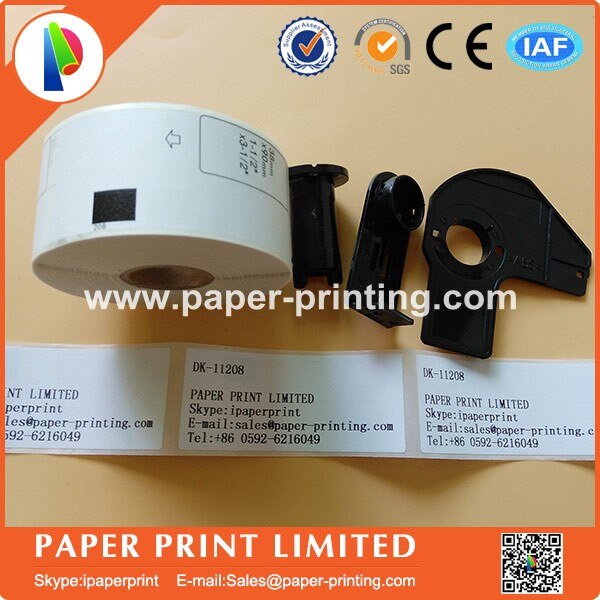 6 x Rolls Brother Compatible Labels DK-11208 38x90mm,400 labels per roll DK 11208, DK 1208 Address Label etiquette Thermal paper