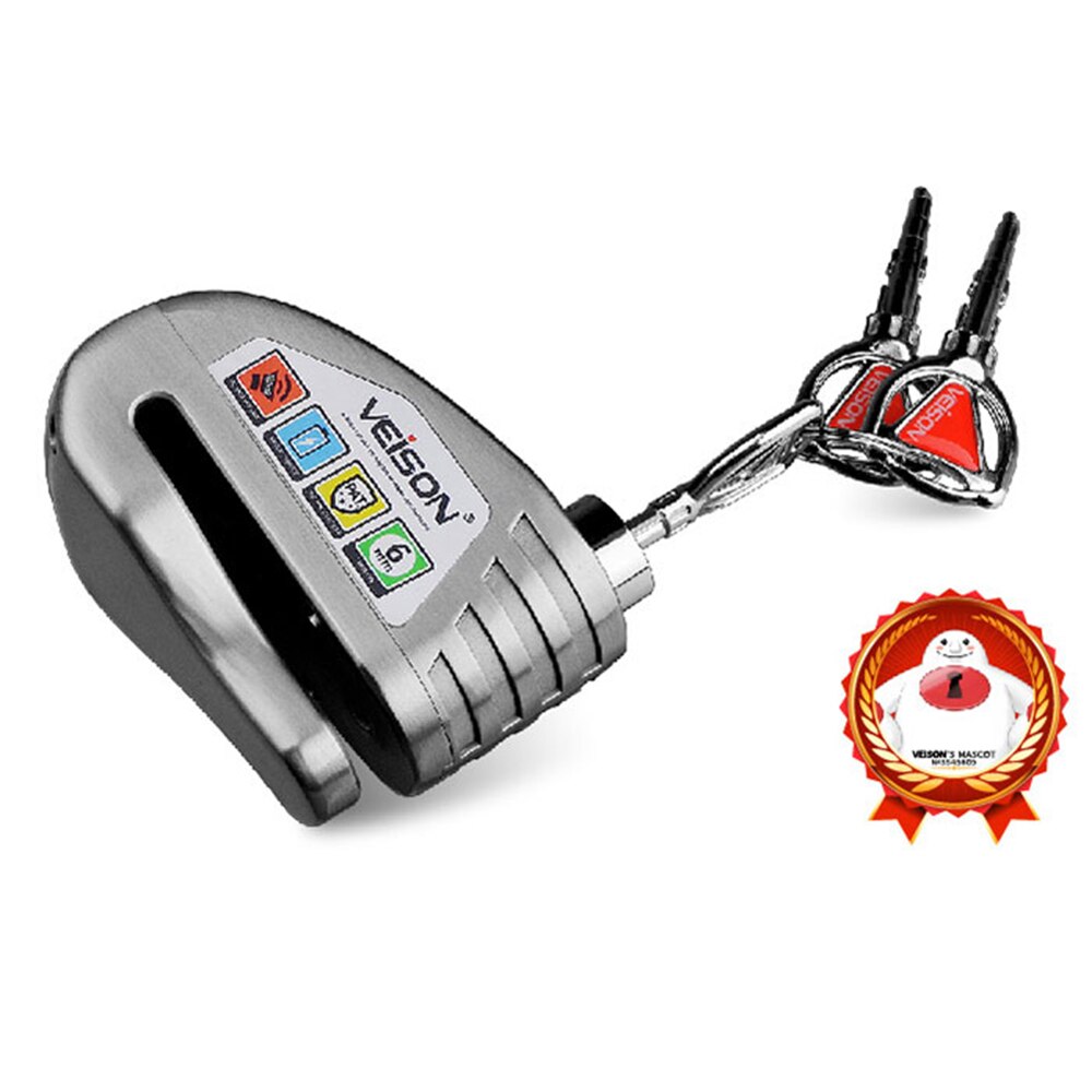 VEISON Motorrad Schloss Legierung Quad sperren Fahrrad Alarm 130dB Motorrad Alarm Anti-Diebstahl Rolle Fahrrad Vorhängeschloss Moto Rabatt Quad schloss