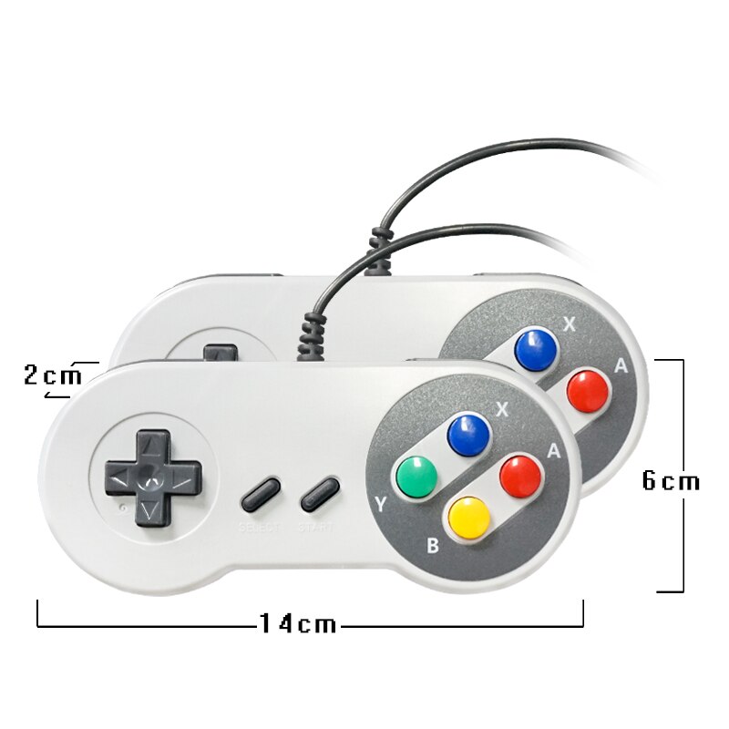 SNES US version mini game console HDMI 621 high-definition red and white machine double versus TV game console