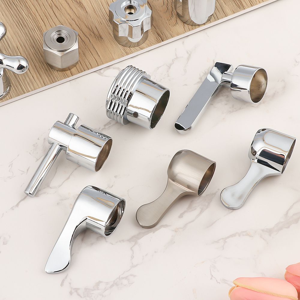 1Pcs Faucet Handle Triangle Valve Small Spout Dish Basin Handle Quick Open Valve Core Handwheel Faucet Switch Handle Accessories