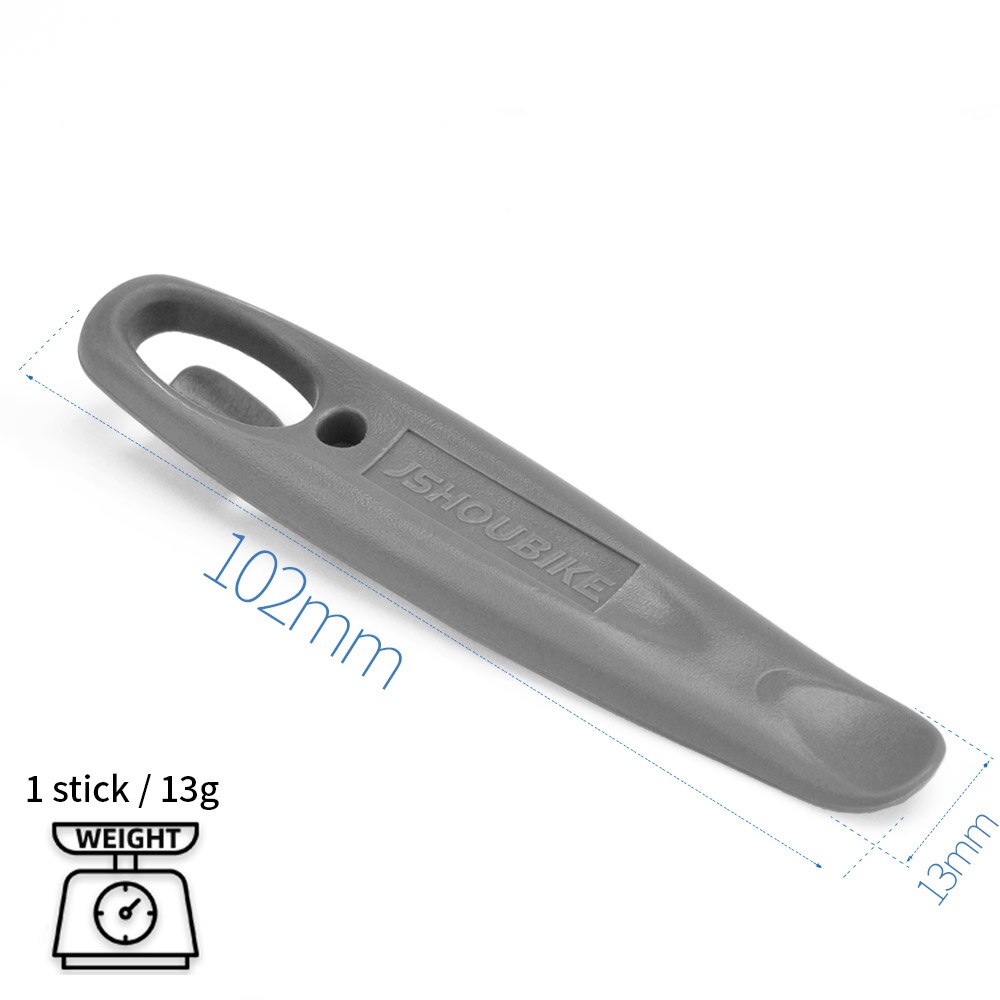 JSHOUBIKE-palanca de llanta de nailon para bicicleta, herramienta de reparación de rueda ultraligera, cuchara de neumático de bicicleta de montaña y carretera, accesorios de freno de ciclismo