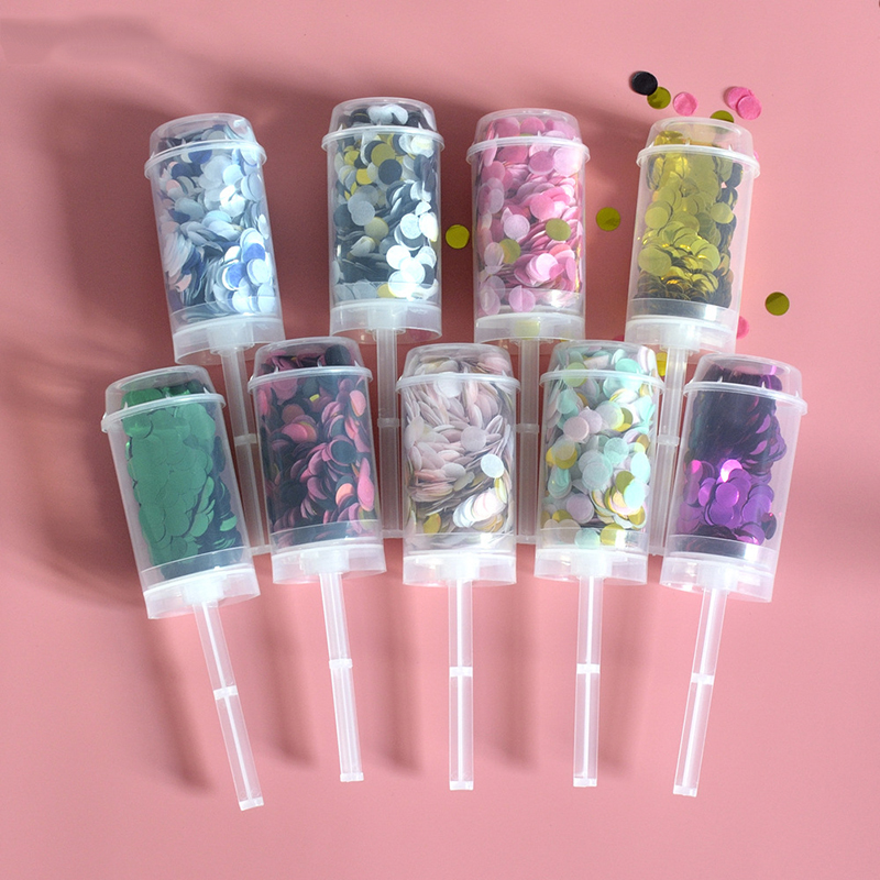 Juego de confeti mezclado de plástico Multicolor para decoración de , Set de confeti ligero para boda, aniversario, boda, cumpleaños, 1Set