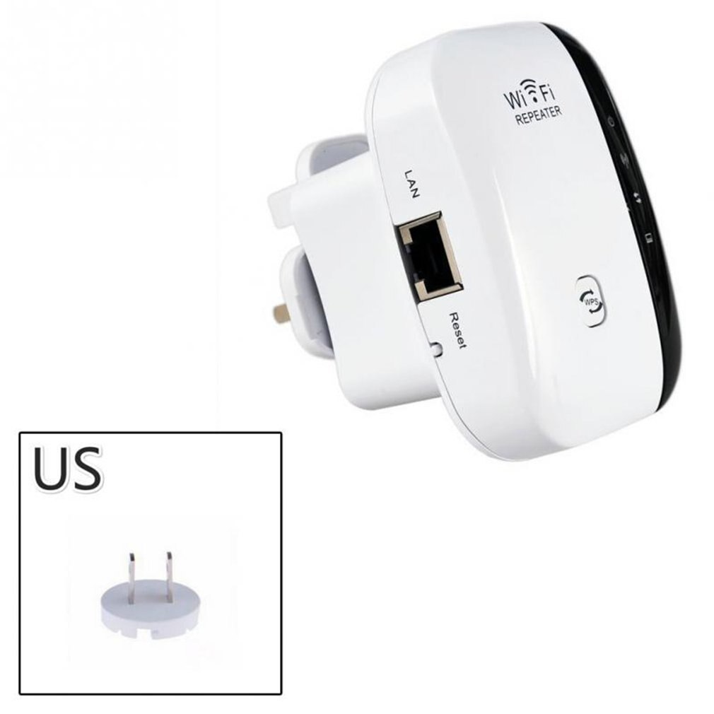 Wireless Wifi Repeater Wifi Range Extender Router Wi-Fi Signal Amplifier 300Mbps WiFi Booster 2.4G Wi Fi Ultraboost Access Point: US