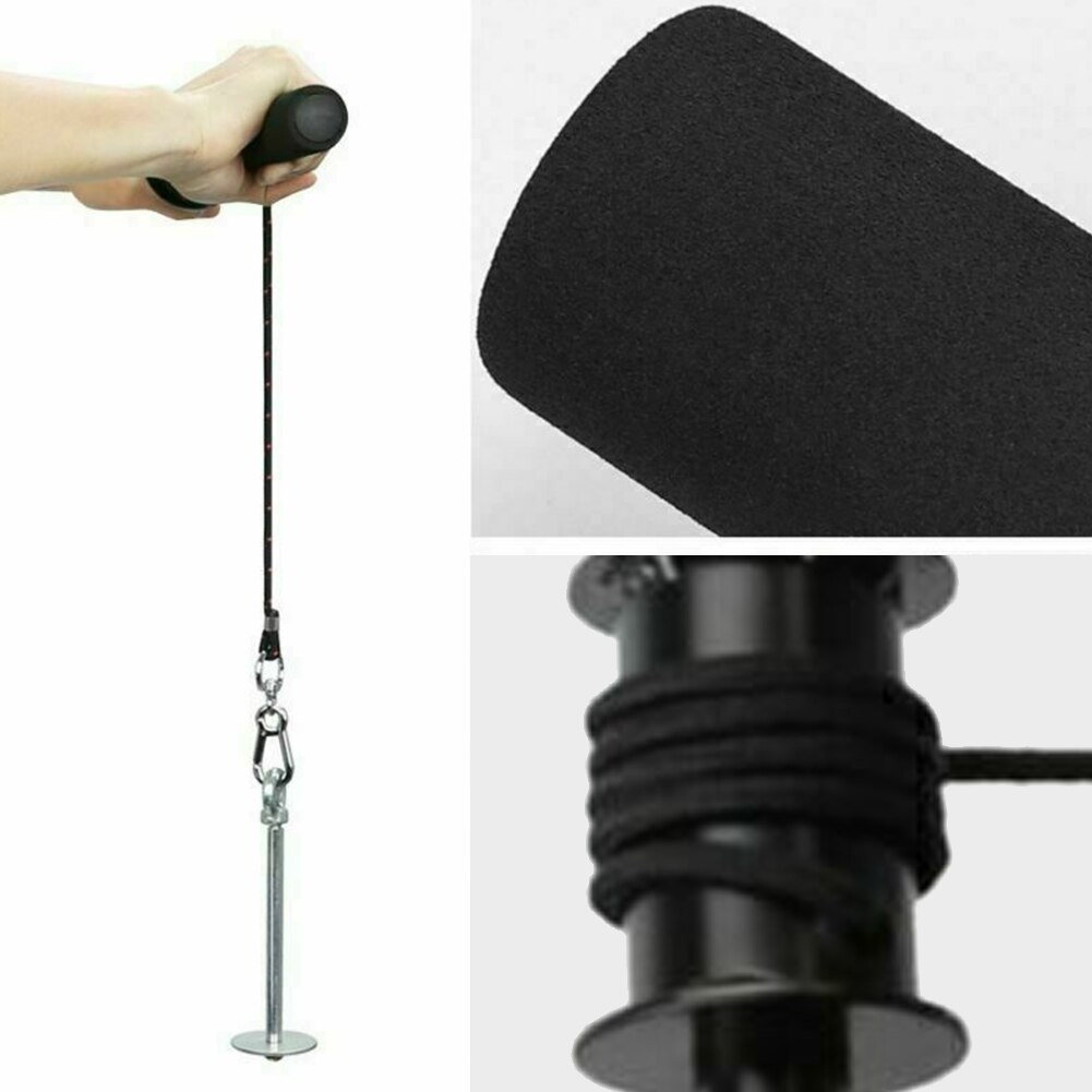 Wrist Roller Soft Grip Exerciser Gym Forearm Strength Fitness Training Weight Lifting Portable Curler Blaster Equipment Muscle