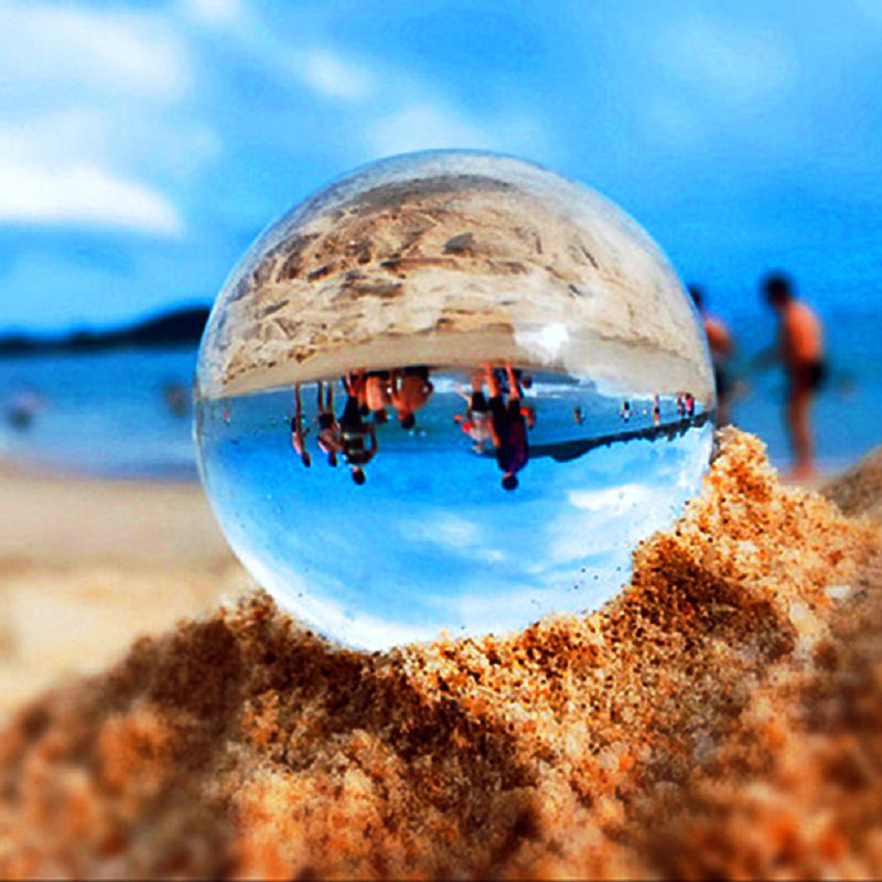 4Cm Crystal Ball Magic Sphere Glazen Bol Fotografie Bead Crystal Craft Decoratie