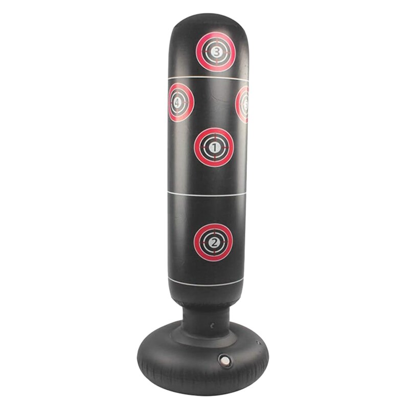Inflatable Punching Bags Boxing Pedestal Heavy Punch Bag,Freestanding Fitness Punching Bag for Adults,Kids 155cm