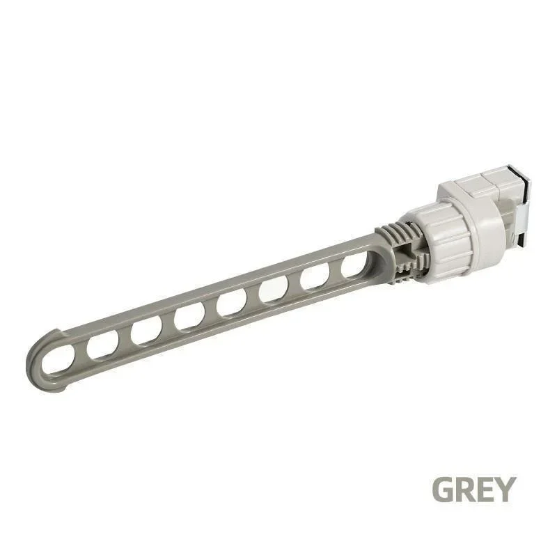 Stendibiancheria sospeso a 8 fori, stendibiancheria, appendiabiti da viaggio portatile per barra per vestiti montata a parete rotante per la casa dell'Hotel: Bronzo