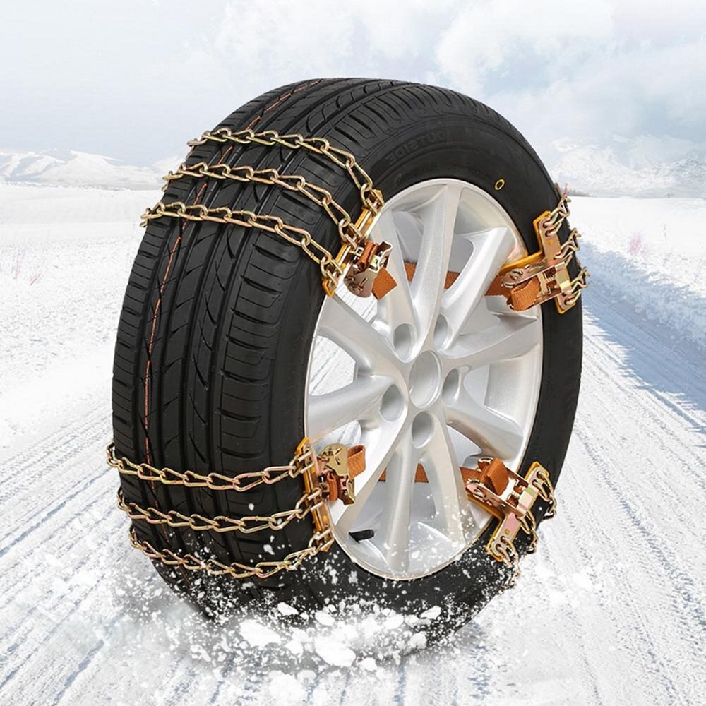 Car Tire Snow Chain Metal Snow Chain Emergency Off-car Sedan Off-road for SUV Anti-skid Chain Direct