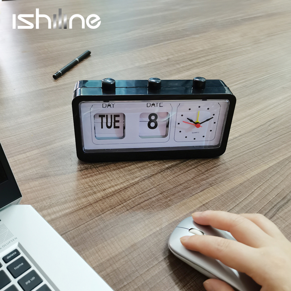 Flip Clock Retro Digital Auto Flip Desk Table Clock for Home Desk Decoration Clock Desktop Electronic Clock