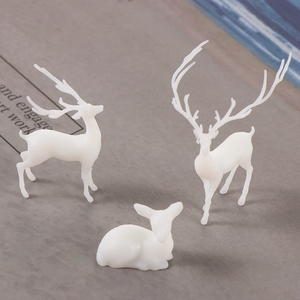 2PCS/set 3D Mini Elk UV Epoxy Resin Mold Jewelry Tool Filling Molds Materials Micro Landscape Home DIY Crafts tools