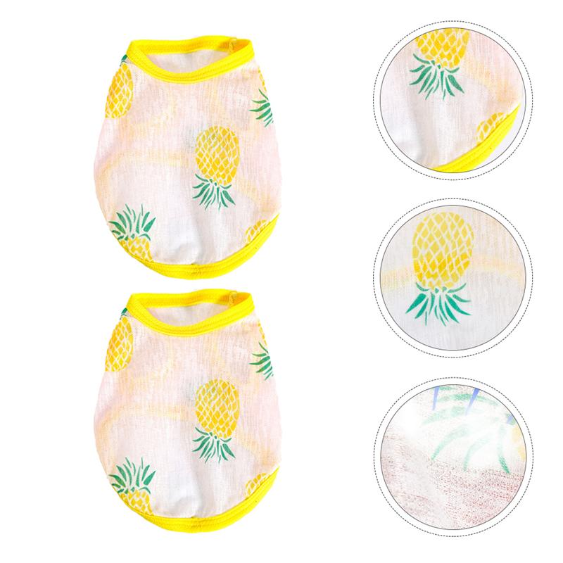 2Pcs Grappig Chic Cavia Kleding Huisdier Kleding Voor Thuis Outdoor