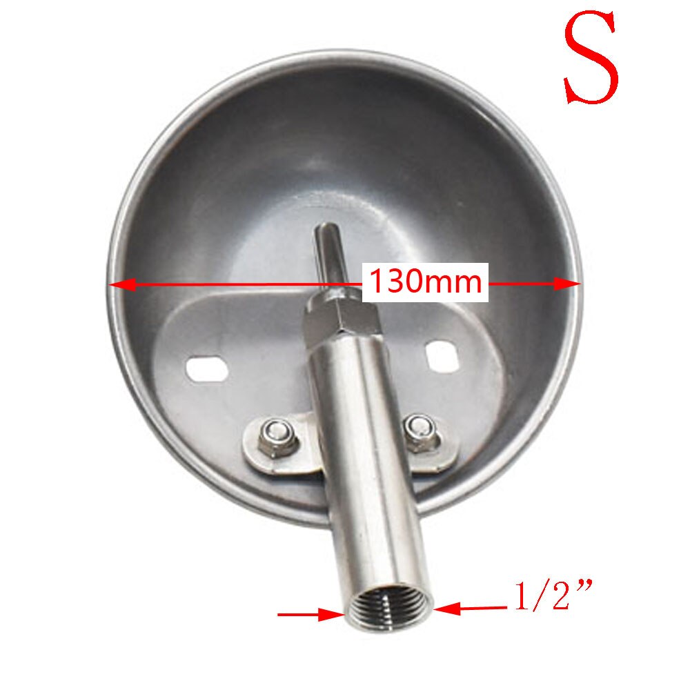 1 Pcs 304 Stainless Steel Pig Drinking Water Bowl Drinking Water Tank Piglets Automatic Drinking Fountains Pig Feeder Equipment