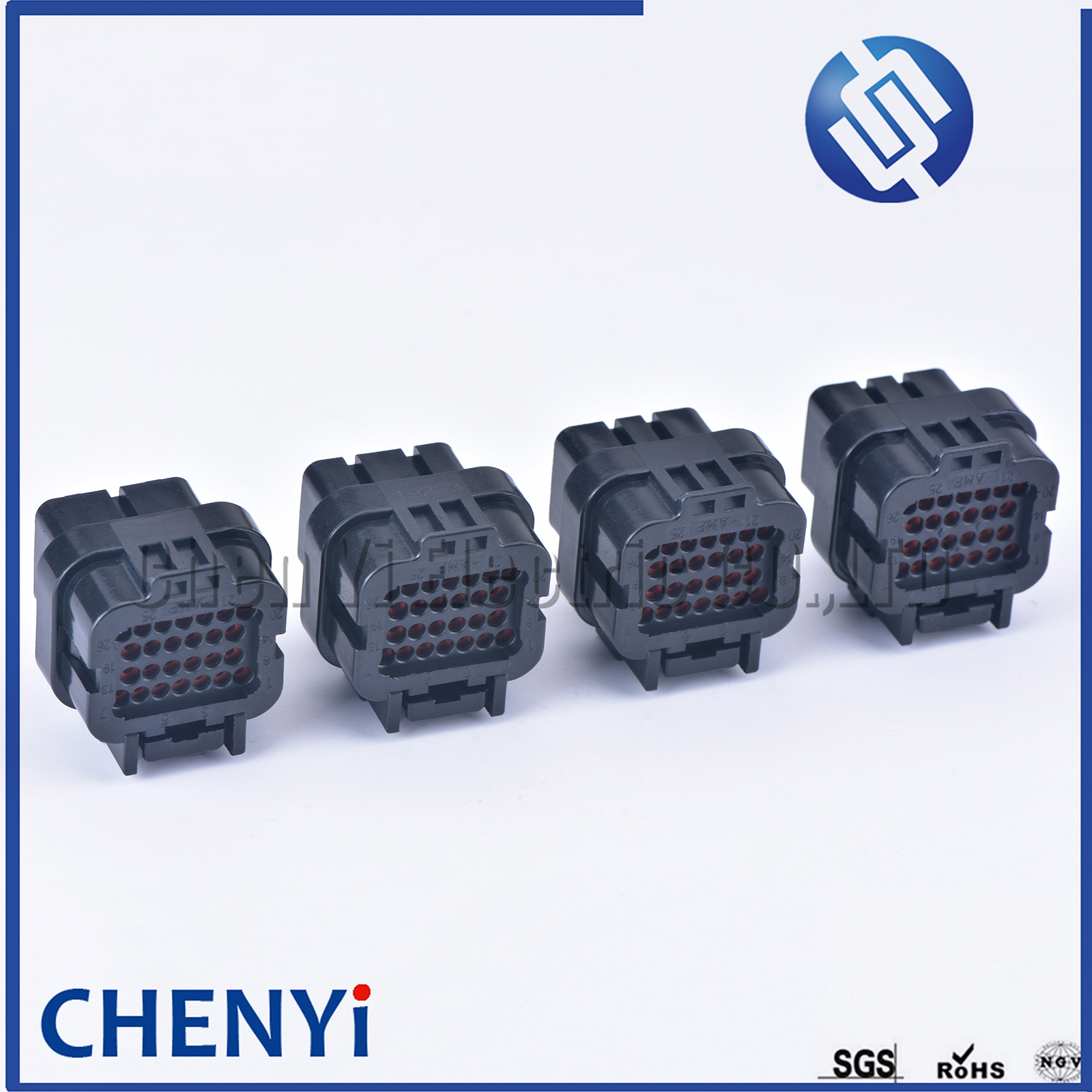 26 pines 3- 1437290 -7 1473416 -1 SUPERSEAL 3/4/5/6 ranuras eléctrico hembra o macho Cable PCB recto a conector de placa enchufe ECU
