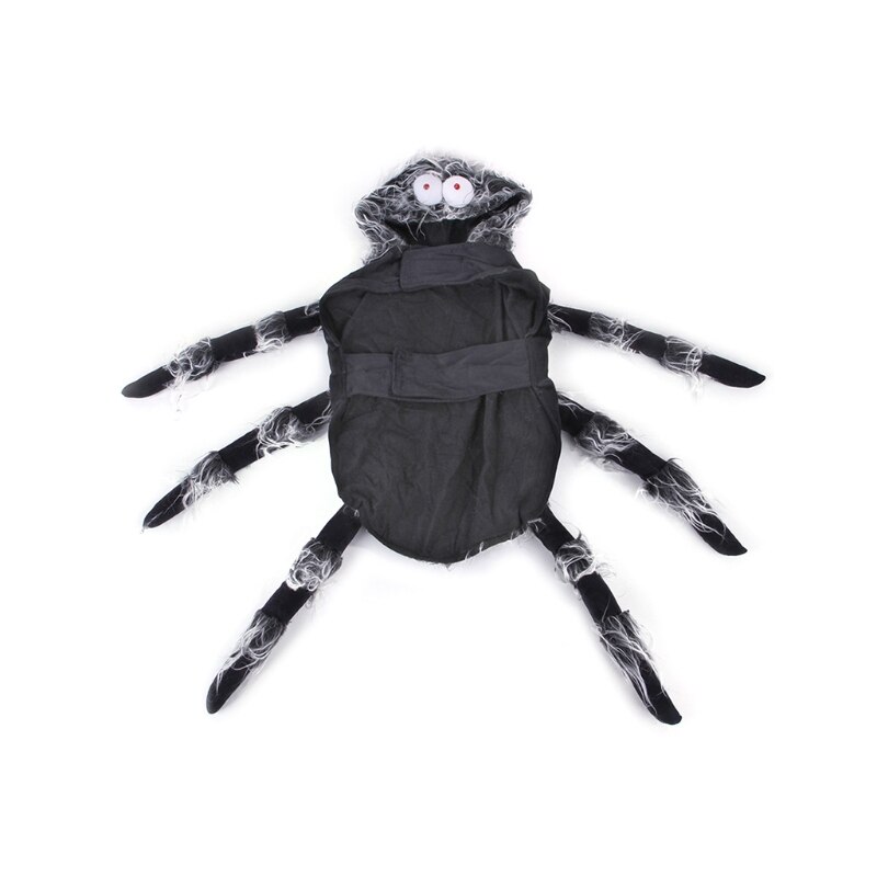 Halloween Pet Spider Clothes Puppy Party Cosplay Costume Hoodies Funny Outfit