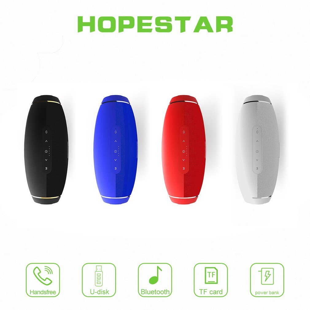 H20 Wireless Speaker Compact Size Outdoor Travel Stereo Sound HIFI Bass Subwoofer LoudSpeaker