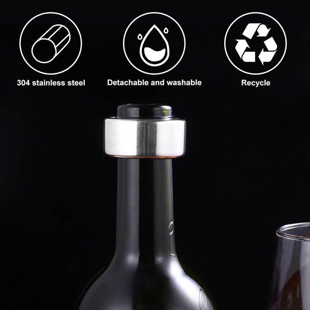 Rvs Rode Wijn Drip Stop Ring Wijnfles Kraag Lekvrije Anti-Overflow Ring Voor Restaurant Huishoudelijke