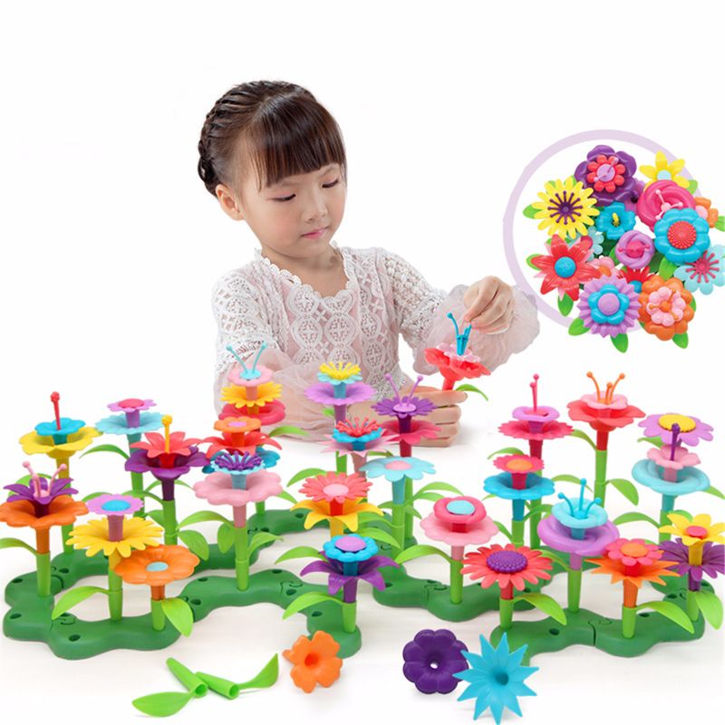 Flower Garden Building Toys - Build a Bouquet Floral Arrangement Playset