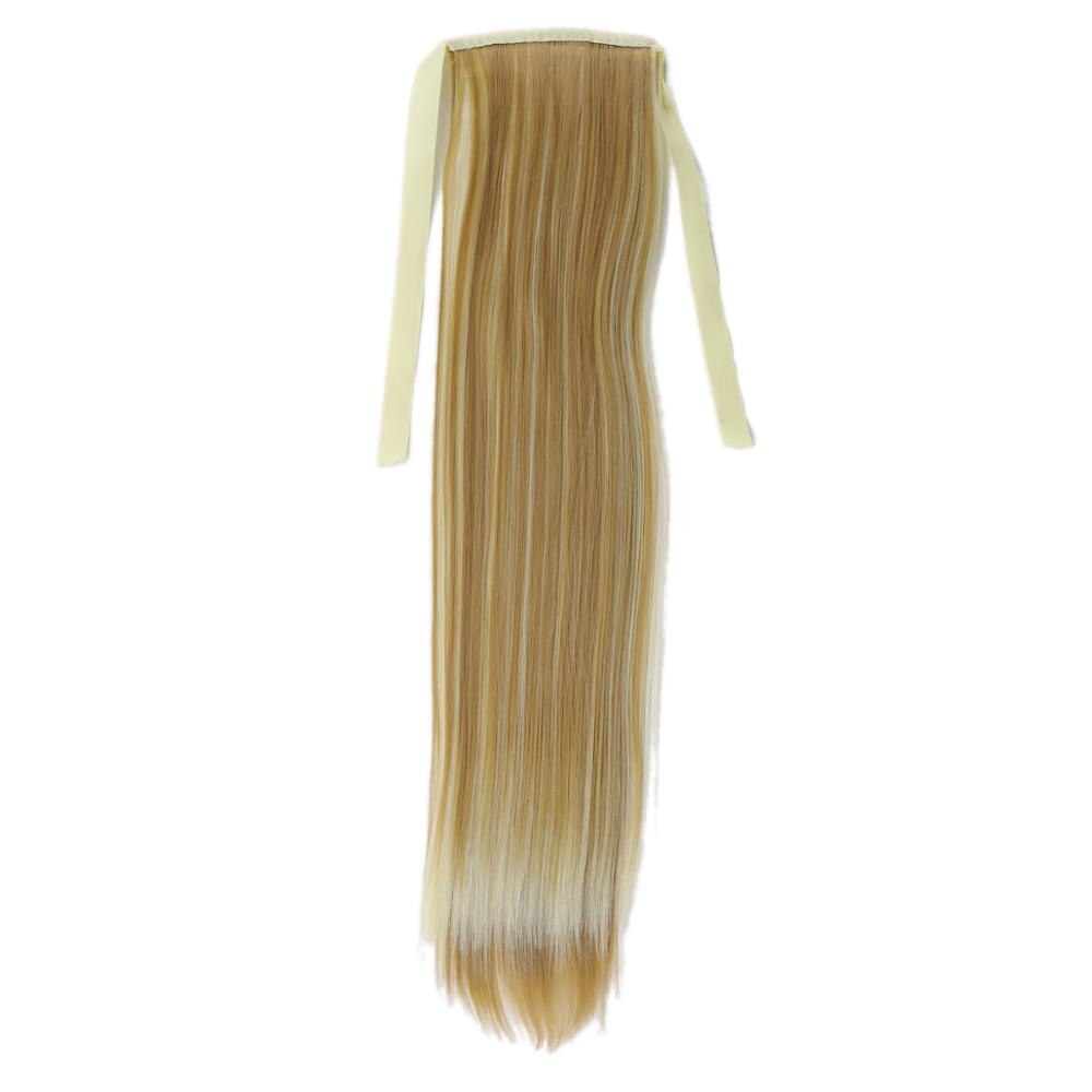 Synthetic Wavy Wrap Draws Ponytail Hair Extensions With Plastic Combs For Women Beautiful High Temperature Fiber By RYLAI