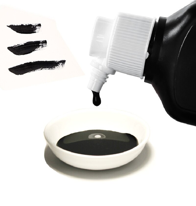 Chinese Black Ink Religious Prepared Chinese Ink Painting Calligraphy Sumi-e Natural Ink Stone Painting Paints Never Back Down