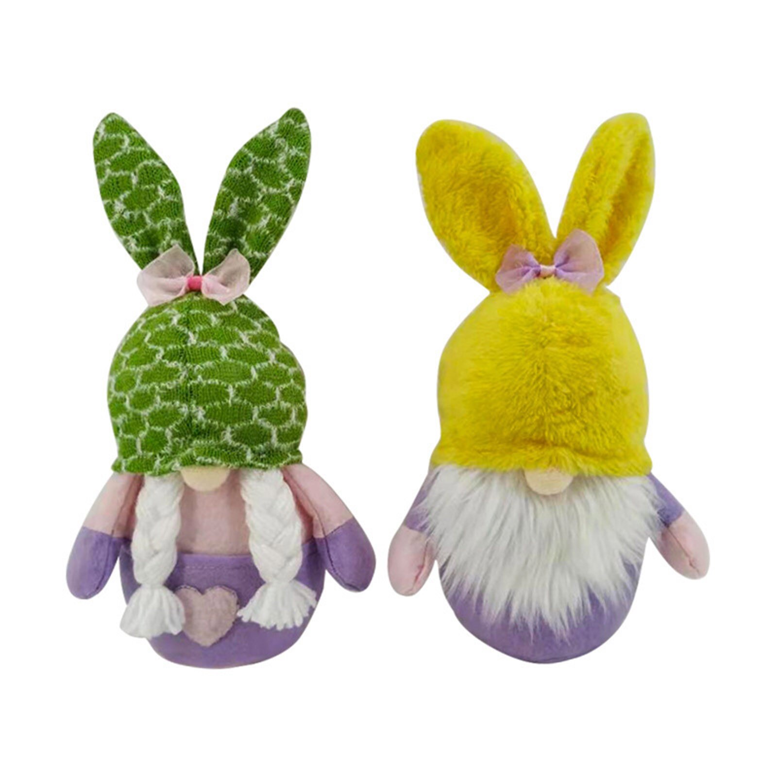 Pasen Staande Bunny Gnome Handgemaakte Zweedse Tomte Konijn Pop Pasen Faceless Pop Decoraties Kamer Desktop Decoratie Leuke