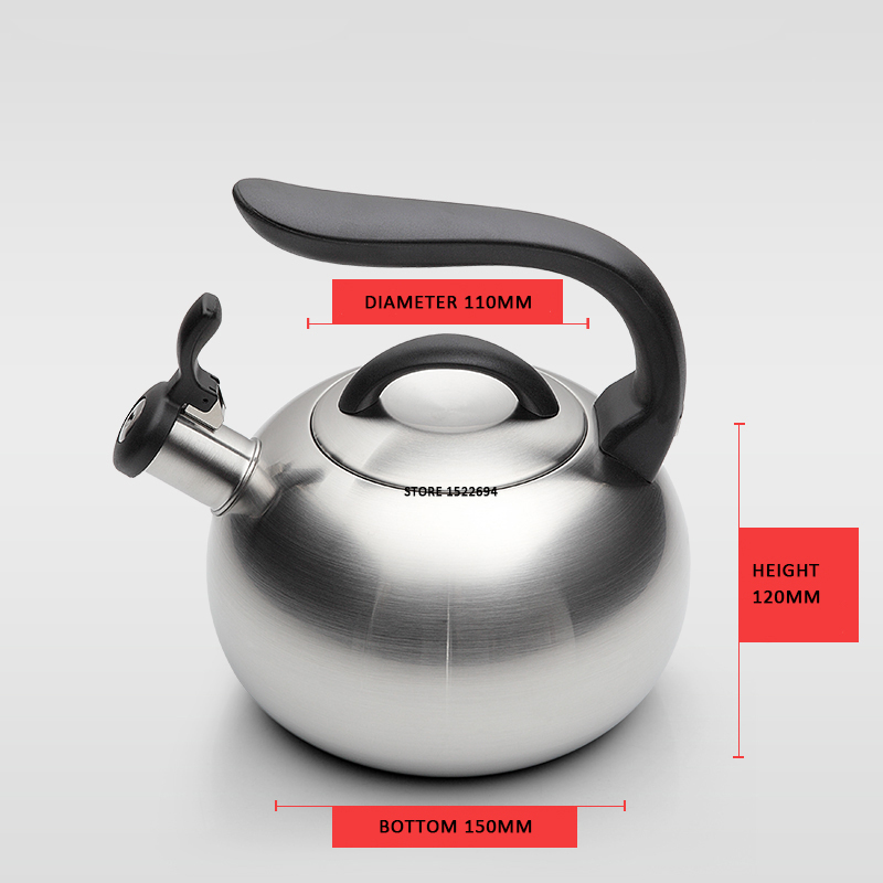 Whistling Stove Top Kettle Stainless Steel Whistling Coffee and Tea Kettle Premium Deisgn Induction Stovetop Water Whistling Pot