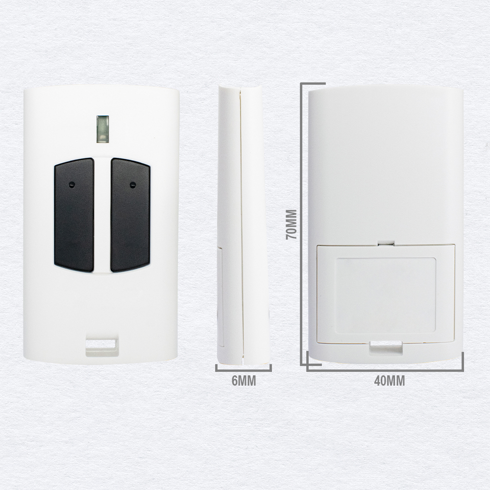 BENINCA TO. GO 2WP 4WP Télécommande de porte de garage 433MHz Émetteur portable à code fixe