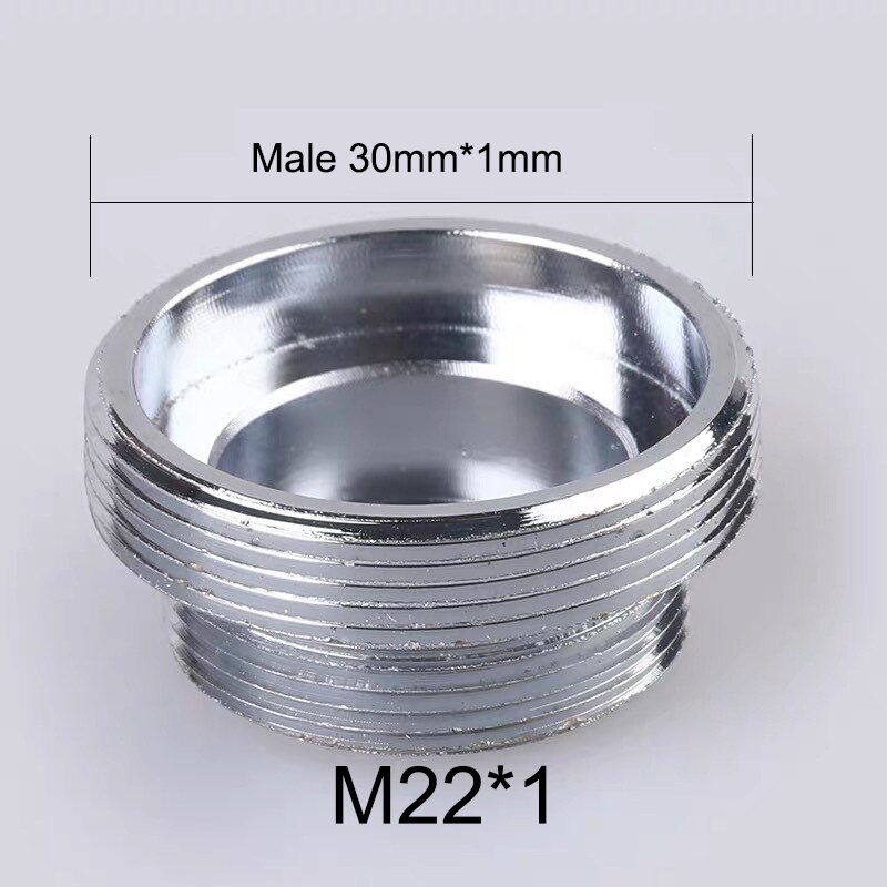 Koper Vernikkeld M22 Reducer Kraan Adapter 16 18 20 22 24 26 28 30mm Mannelijke Vrouwelijke Keuken Badkamer messing Water Tape Joint: Oranje