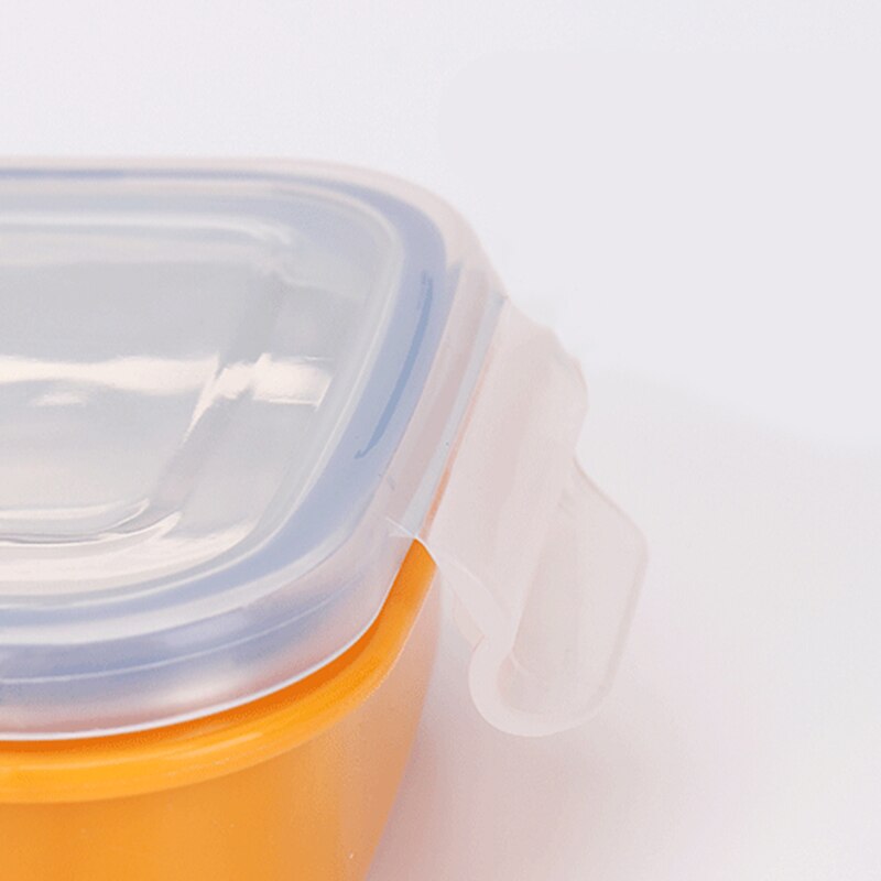 Lekvrije Kinderen Bento Lunchbox Voedsel Container Doos Effen Kleur Lunchbox Voor Kinderen Rvs Bento Box