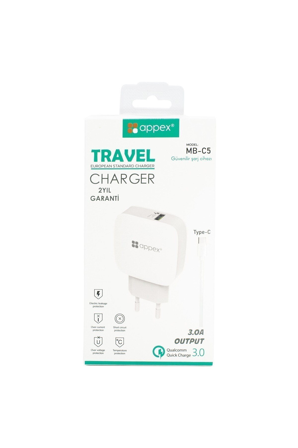 For Samsung Huawei Xiaomi Type-C Charger 3.0 Amps