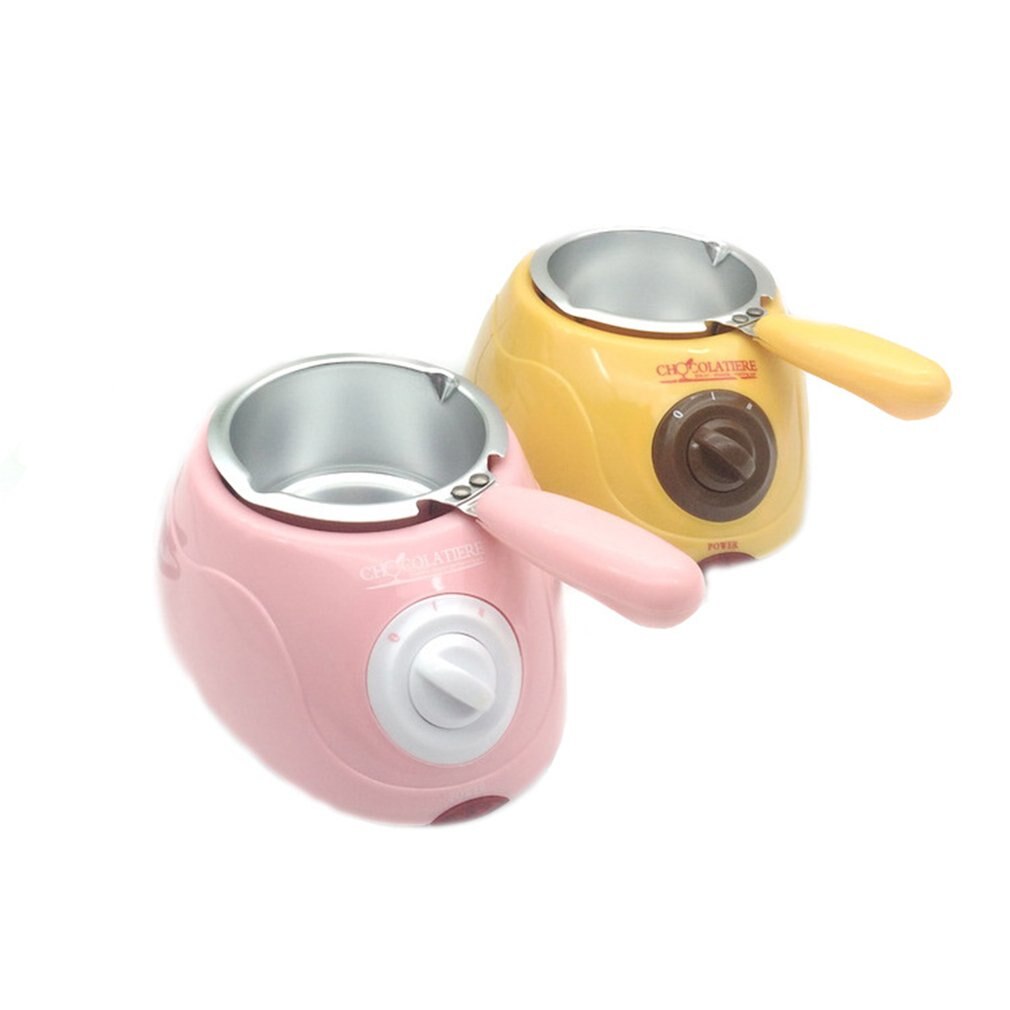 220V Elektrische Snoep Chocolade Smeltkroes Chocoladefontein Diy Keuken Tool Met Hart-Vorm Mal Voor Zeep Maken