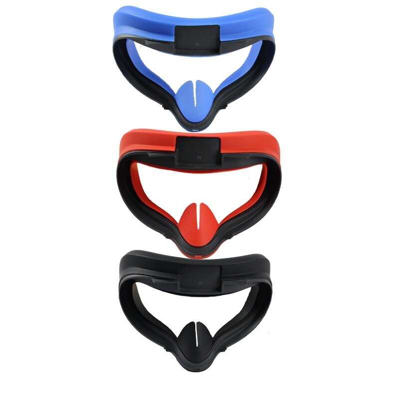 Silikone øjenmaske cover pad til oculus quest 2 vr headset åndbart anti-sved lys blokerende øjen cover til oculus quest 2