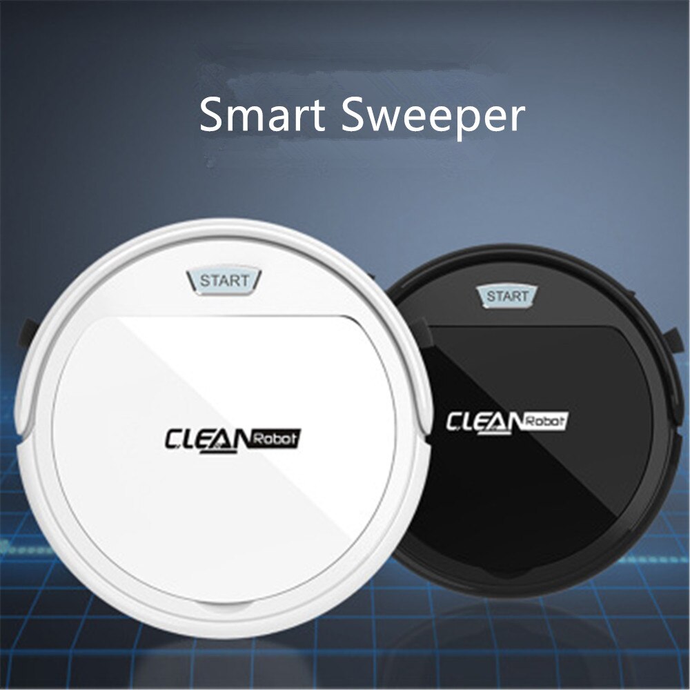 Intelligent Vacuum Cleaner Automatic Sweeping Robot with Child Lock Switch Household Smart Sweeper USB Mop Cleaning Machine
