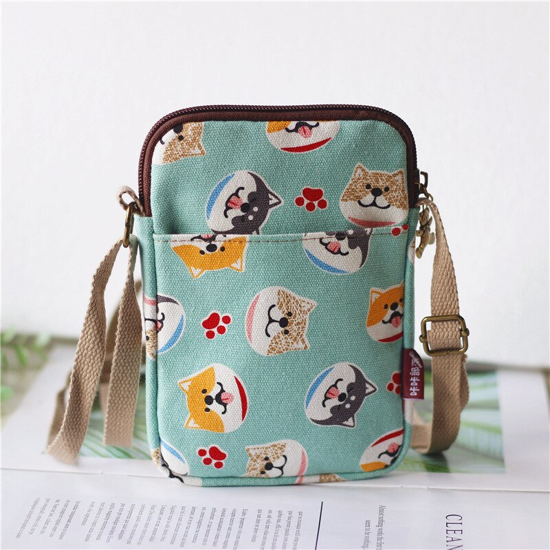 Dames mini schoudertas dames kleine canvas handtas totes dames casual vintage portemonnee tas bolsa feminina