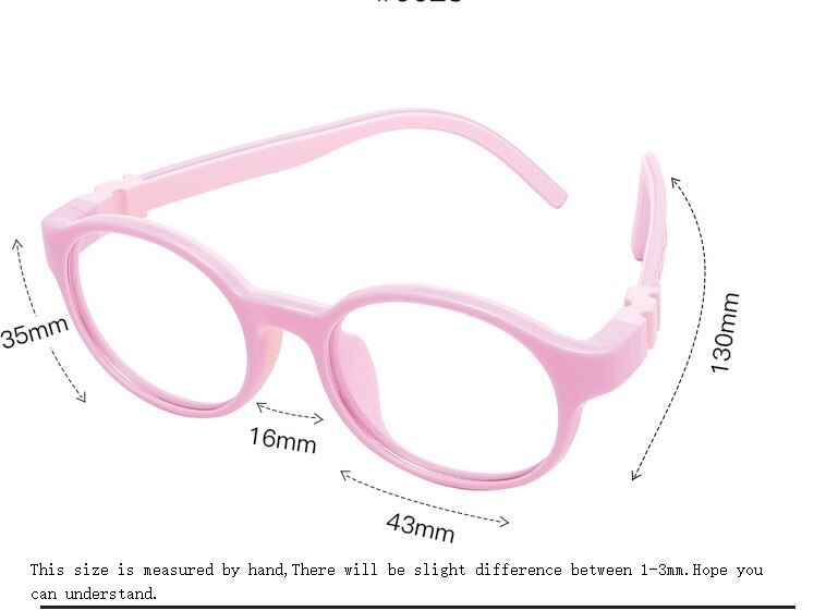Adjustable Blue-Ray Protection Children Silicone Eyeglasses TR90 Flexible Detachable Vision Glasses Kid Optical Eyewear