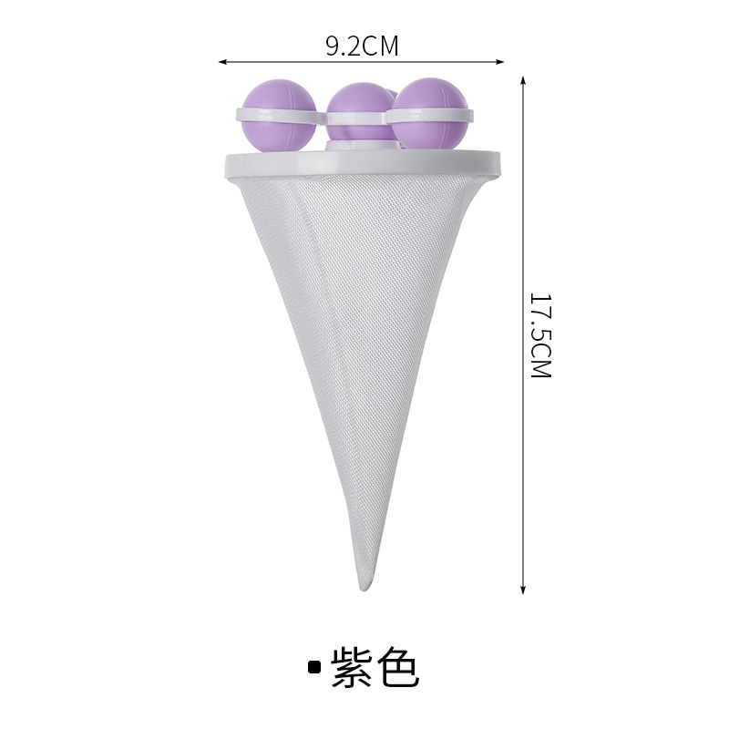 Reusable Washing Machine Floating Lint Catcher Mesh Trap Bag Hair