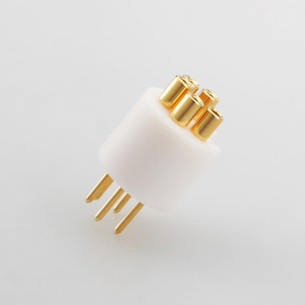 Viborg LP107G spina in rame puro M din placcato in oro, connettore din maschio a 5 spillo per braccio giradischi per REGA LINN ROKSAN progetto adornare