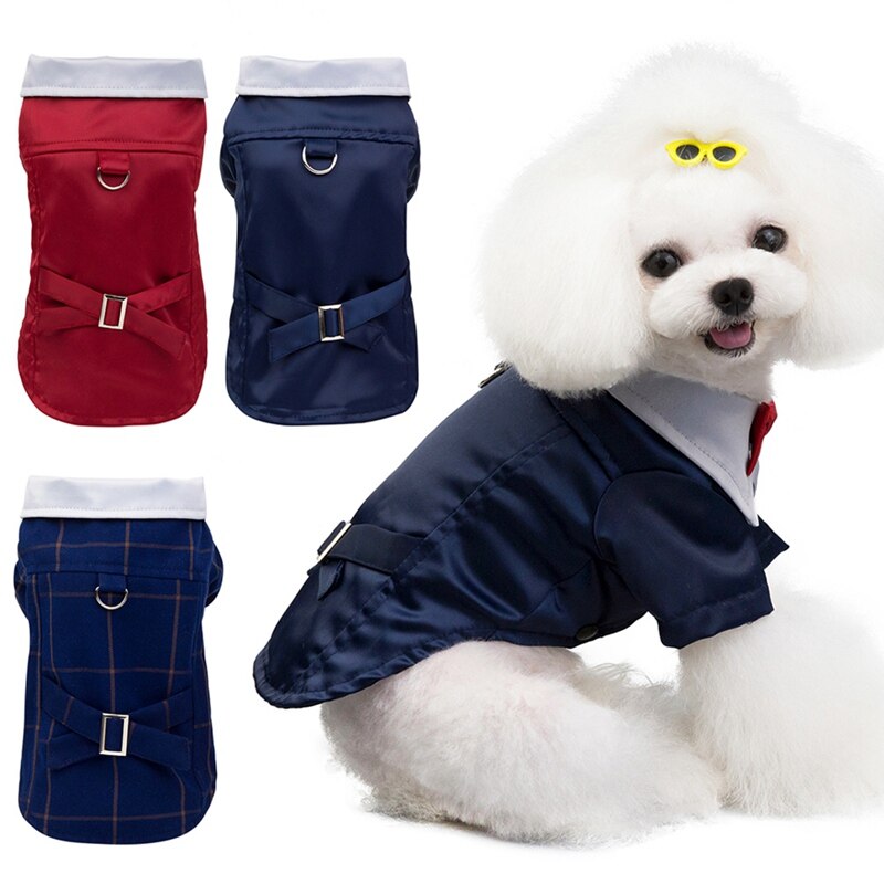 Traje de ropa para perros, ropa de esmoquin para perros, traje de boda para perros, disfraz para mascotas, S-XXL