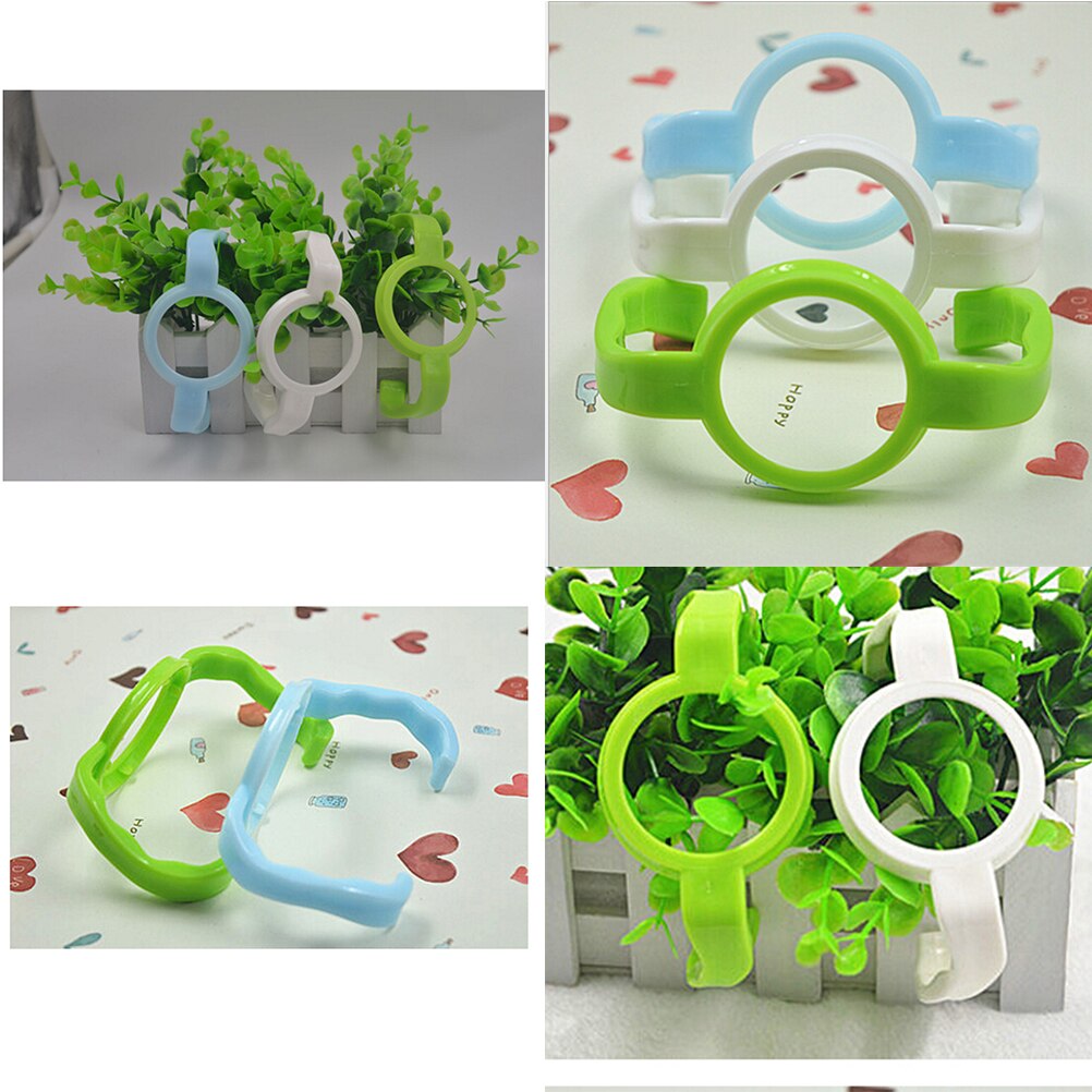 1PCS Baby Cup Feeding Bottle Trainer Easy Grip Standard Plastic Handles Holder