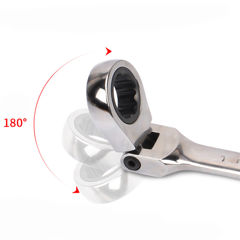 Chave de catraca ajustável 8mm-10mm, chave rápida para reparo de bicicletas, carros, oficina mecânica, caixa de ferramentas manuais, kit de chaves, soquete